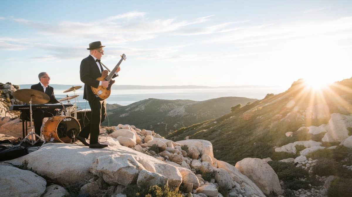 Un concert d'improvisation de jazz attire des amoureux de la musique sur le chemin du retour