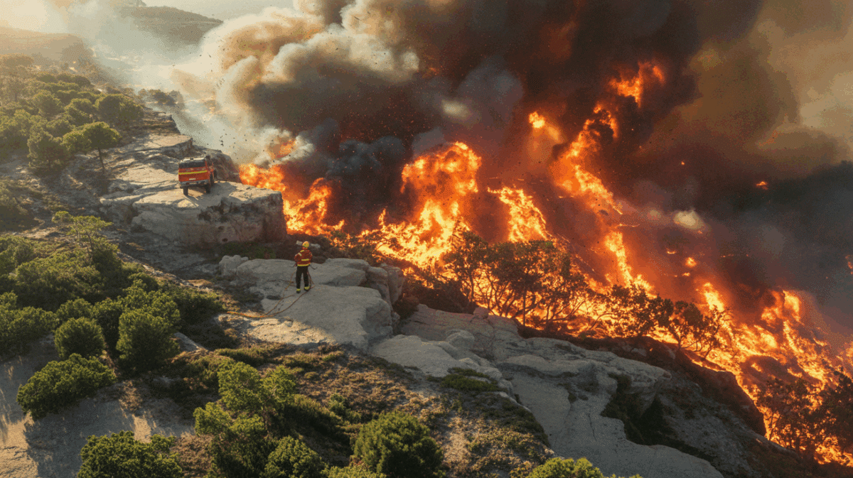 Flammes dévastatrices en haute-corse : 200 hectares ravagés, plus de 150 pompiers en alerte rouge ! – incendies
