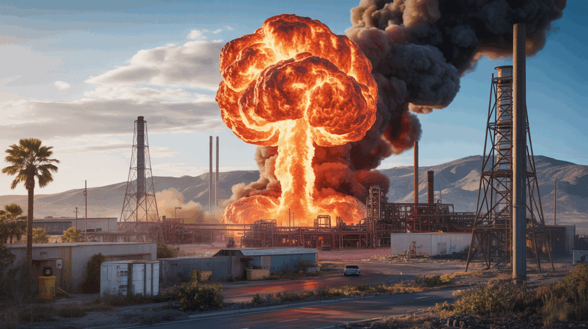 Californie en flammes : l’explosion dévastatrice d’une raffinerie secoue l’état ! – explosion raffinerie