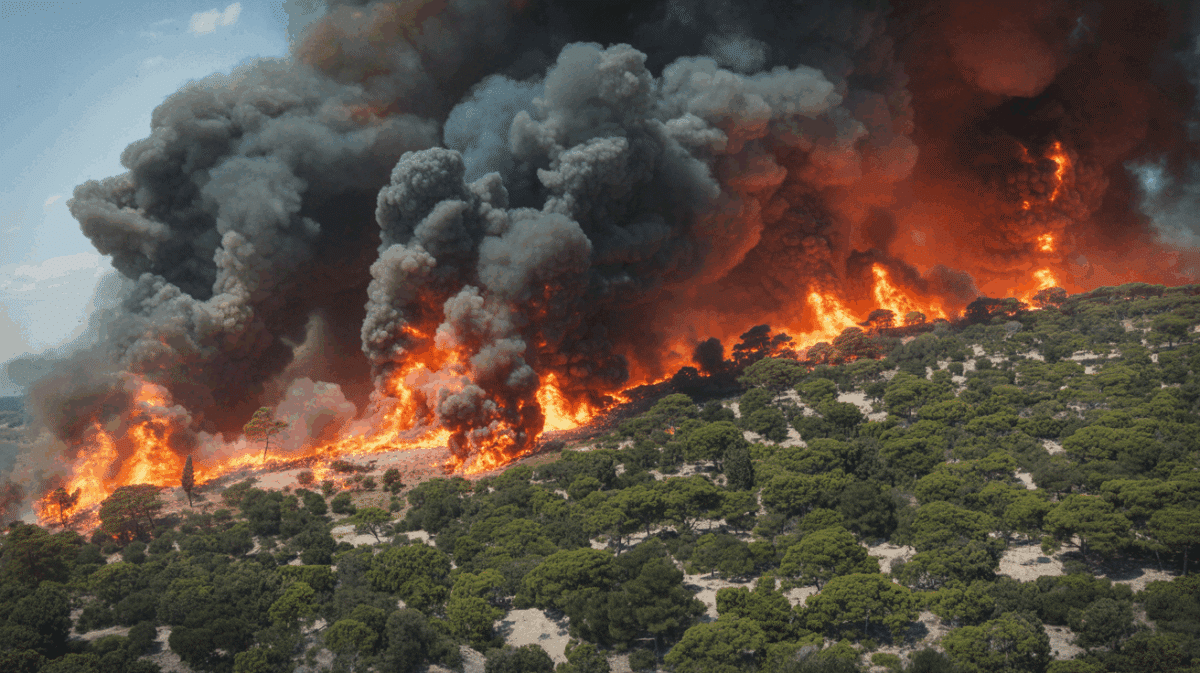 Corse en flammes : deux incendies dévastent 400 hectares de paradis végétal ! – corse