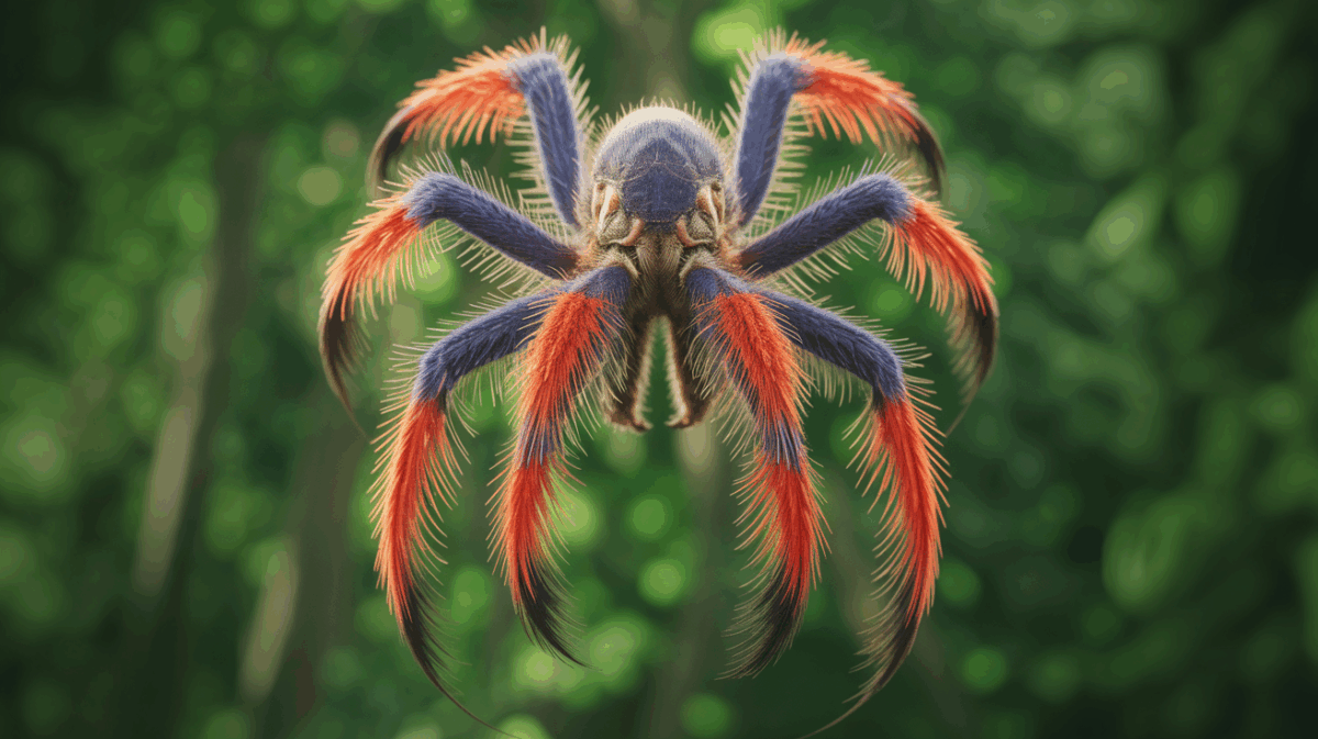 Araignée thaïlandaise : mi-mâle, mi-femelle, 100% fascinante ! – gynandromorphisme
