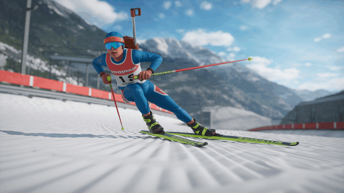Biathlon sans neige : quand les skis à roulettes révolutionnent le sport ! – skis à roulettes